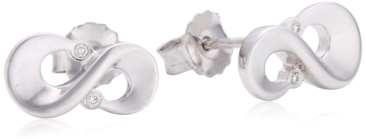 Orphelia Ohrstecker für Damen, 925 Sterlingsilber, Silber ZO-5679