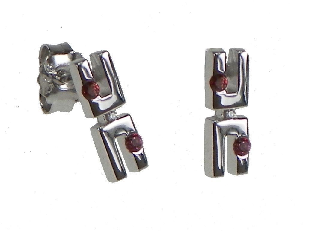 Orphelia Ohrstecker für Damen, 925 Sterlingsilber, Silber ZO-5663