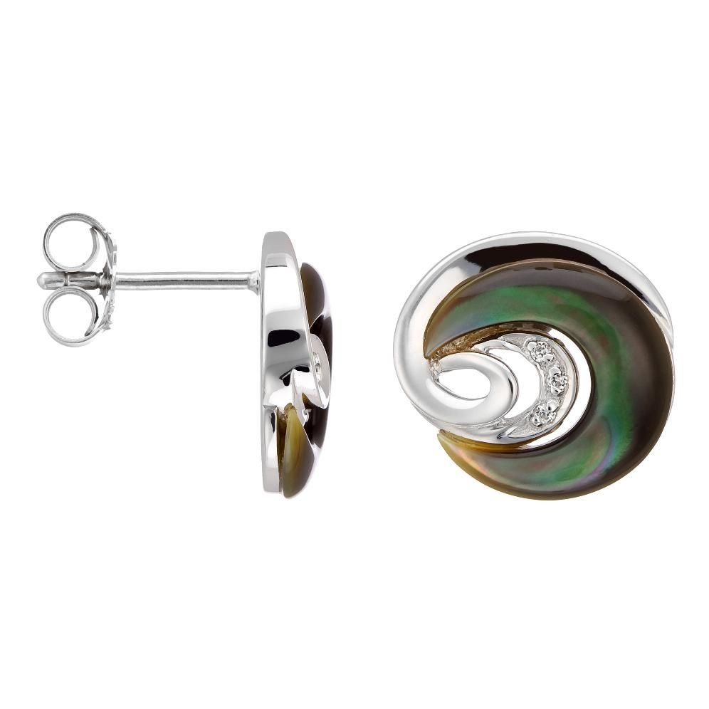 Orphelia Ohrstecker für Damen, 925 Sterlingsilber, Silber ZO-5987