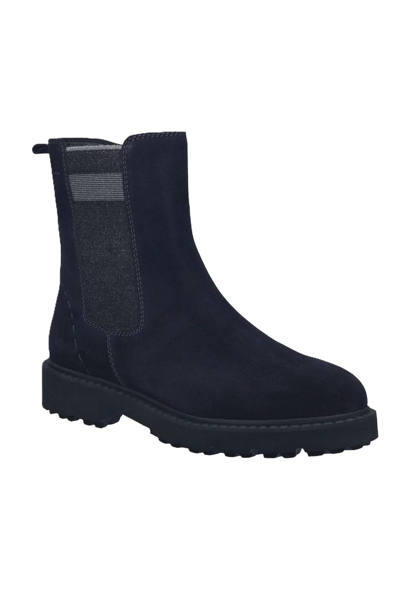 Chelsea-Stiefeletten aus Wildleder mit Elastikeinsatz