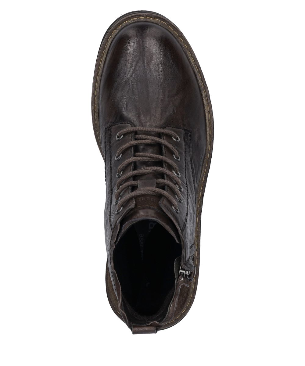 Herren-Leder-Knöchel-Stiefel mit Reißverschluss