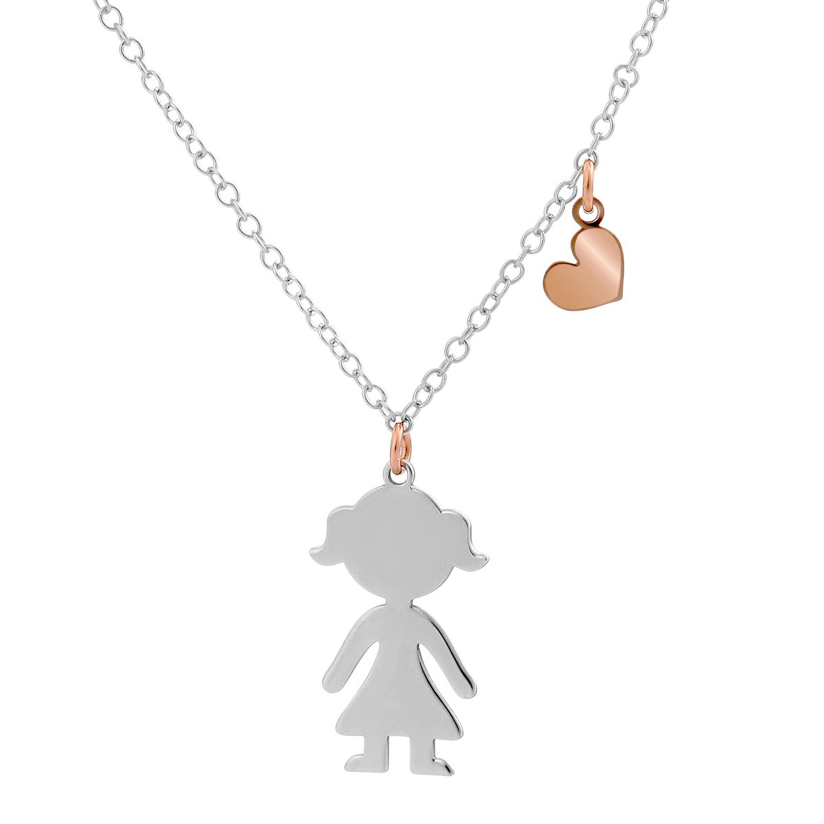 Lyra Mädchen und Herz Schmuckset