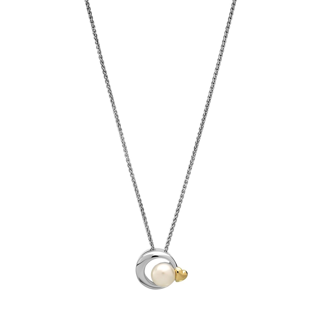 Elegantes Schmuckset mit Perle und Herz