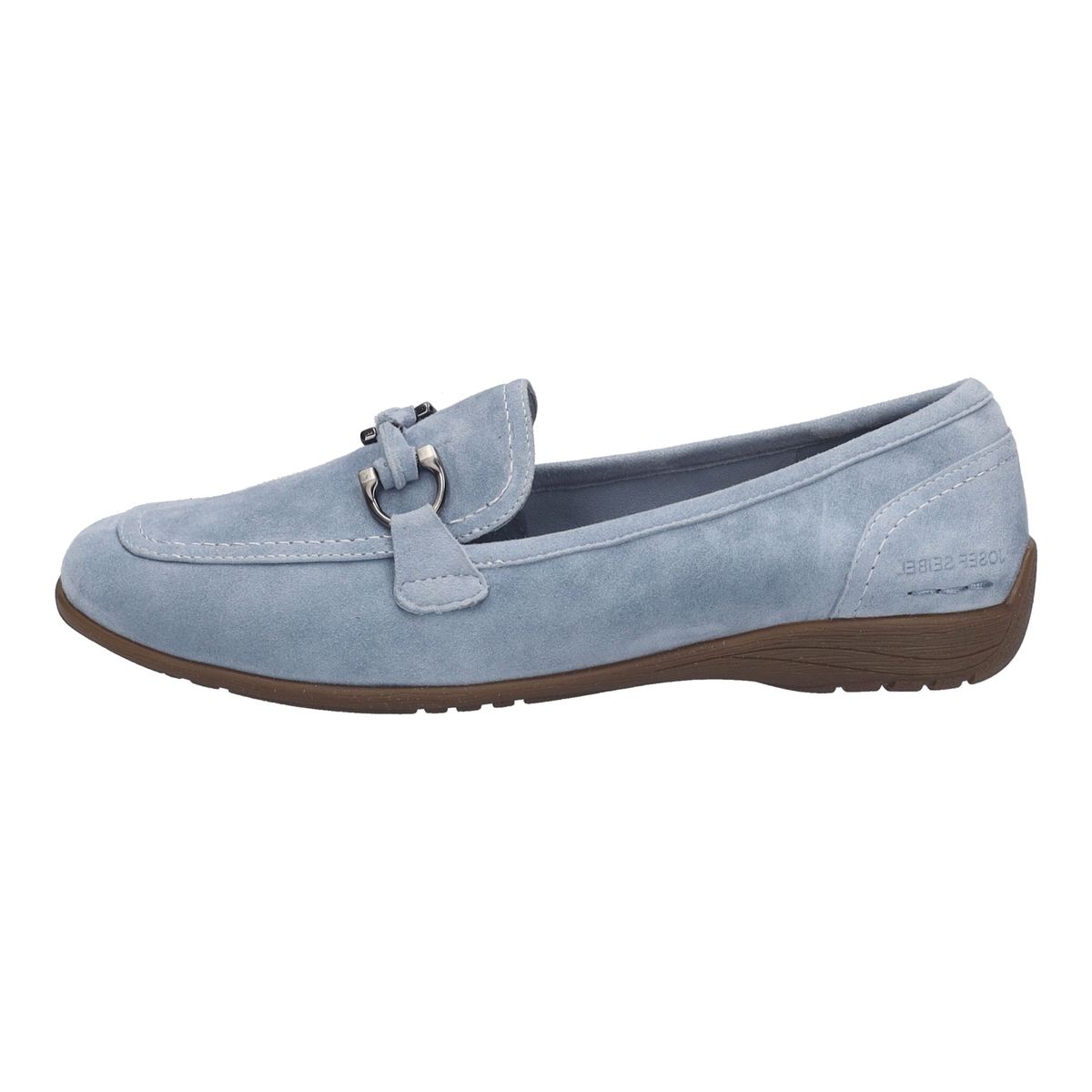 Wildleder-Loafer mit Schnallendetail