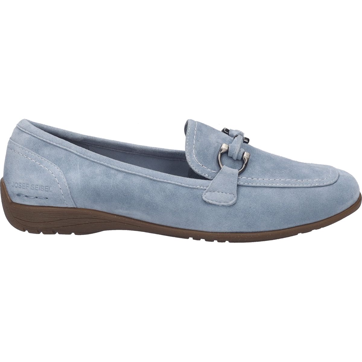 Wildleder-Loafer mit Schnallendetail