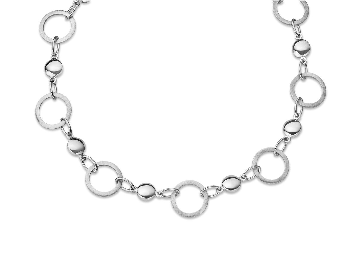 Schmuckset mit Kreiselementen aus Sterlingsilber