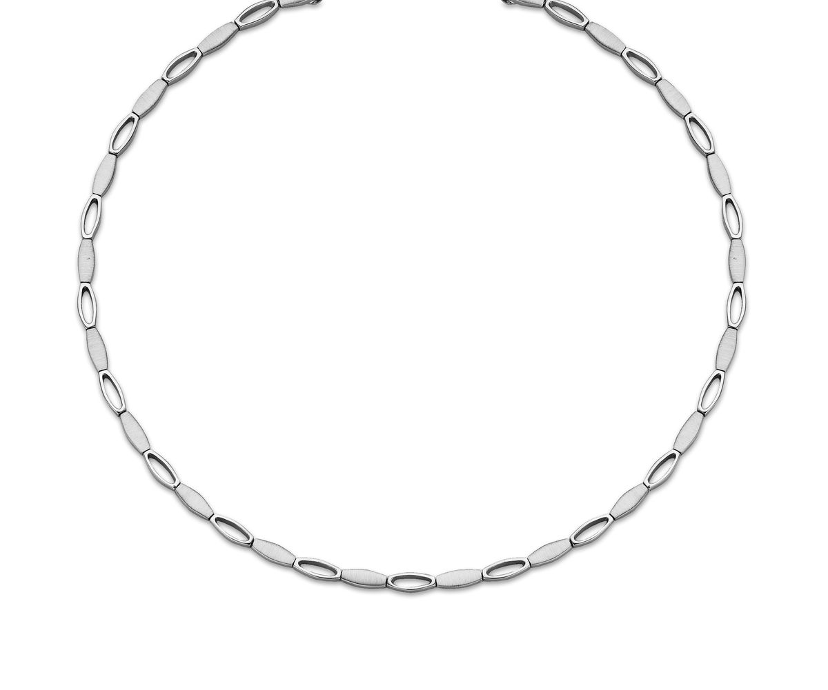 Elegantes Gliederschmuck-Set aus Silber