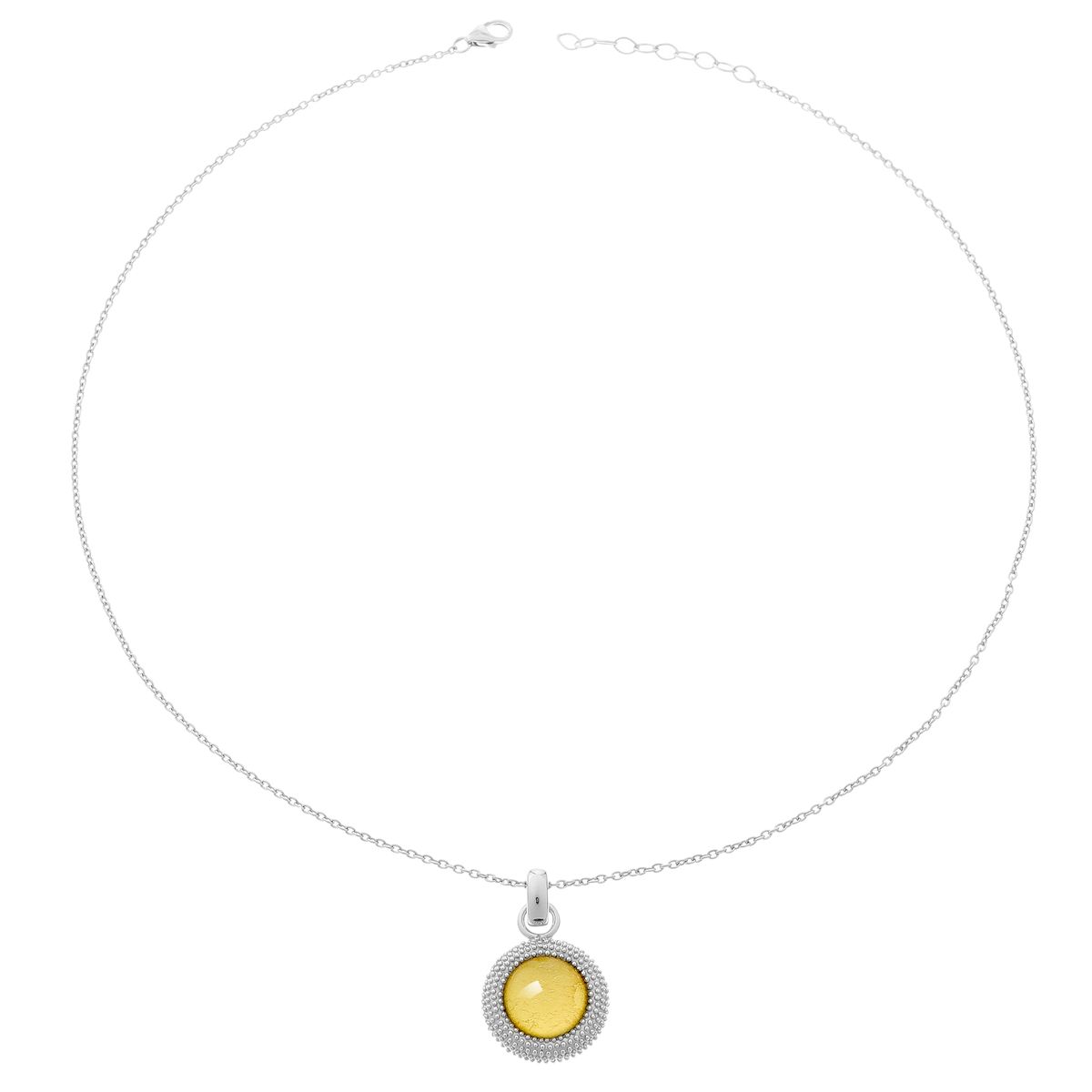 Elegantes Perlenrand-Schmuckset in Kreisform