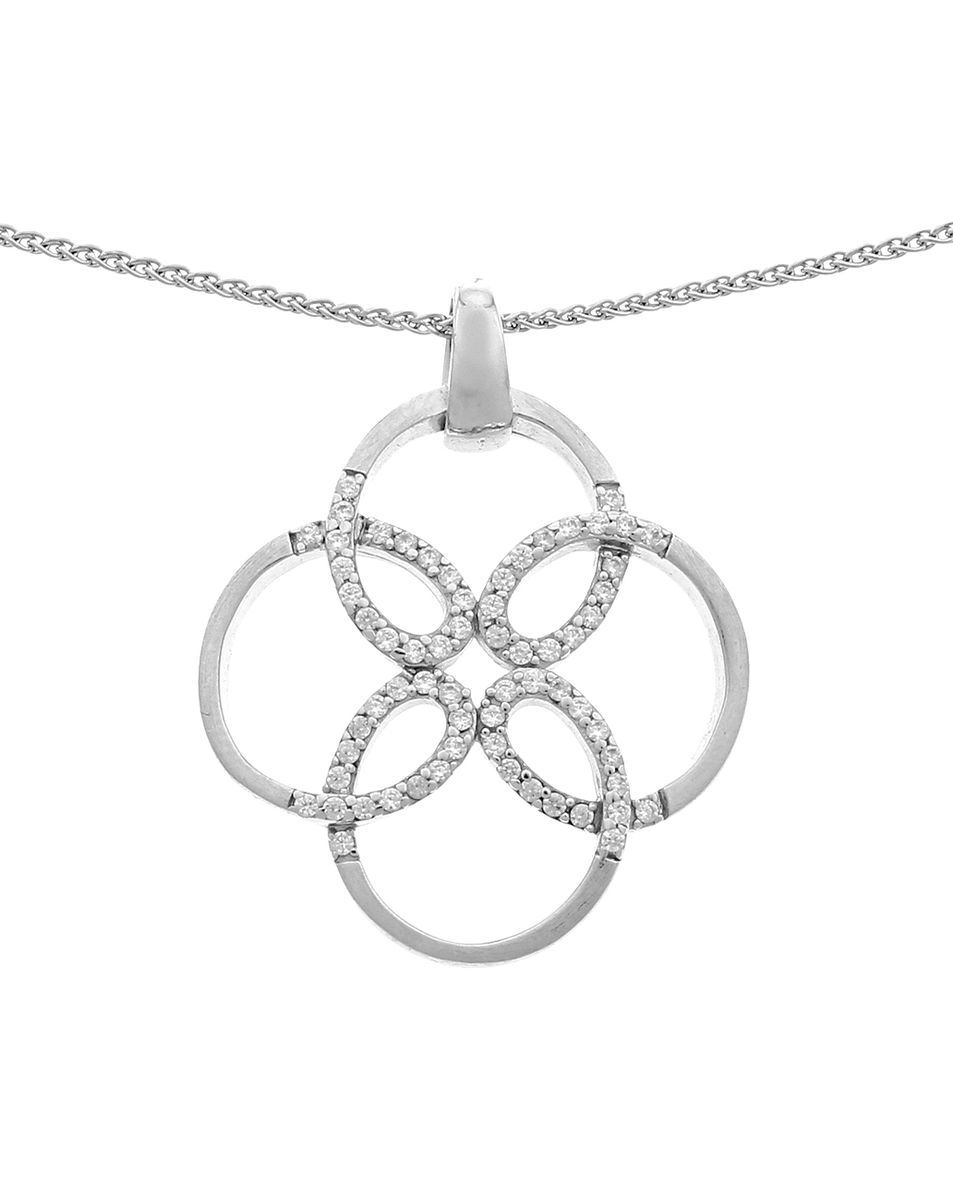 Schmuckset mit ineinandergreifenden Pavé-Kreisen
