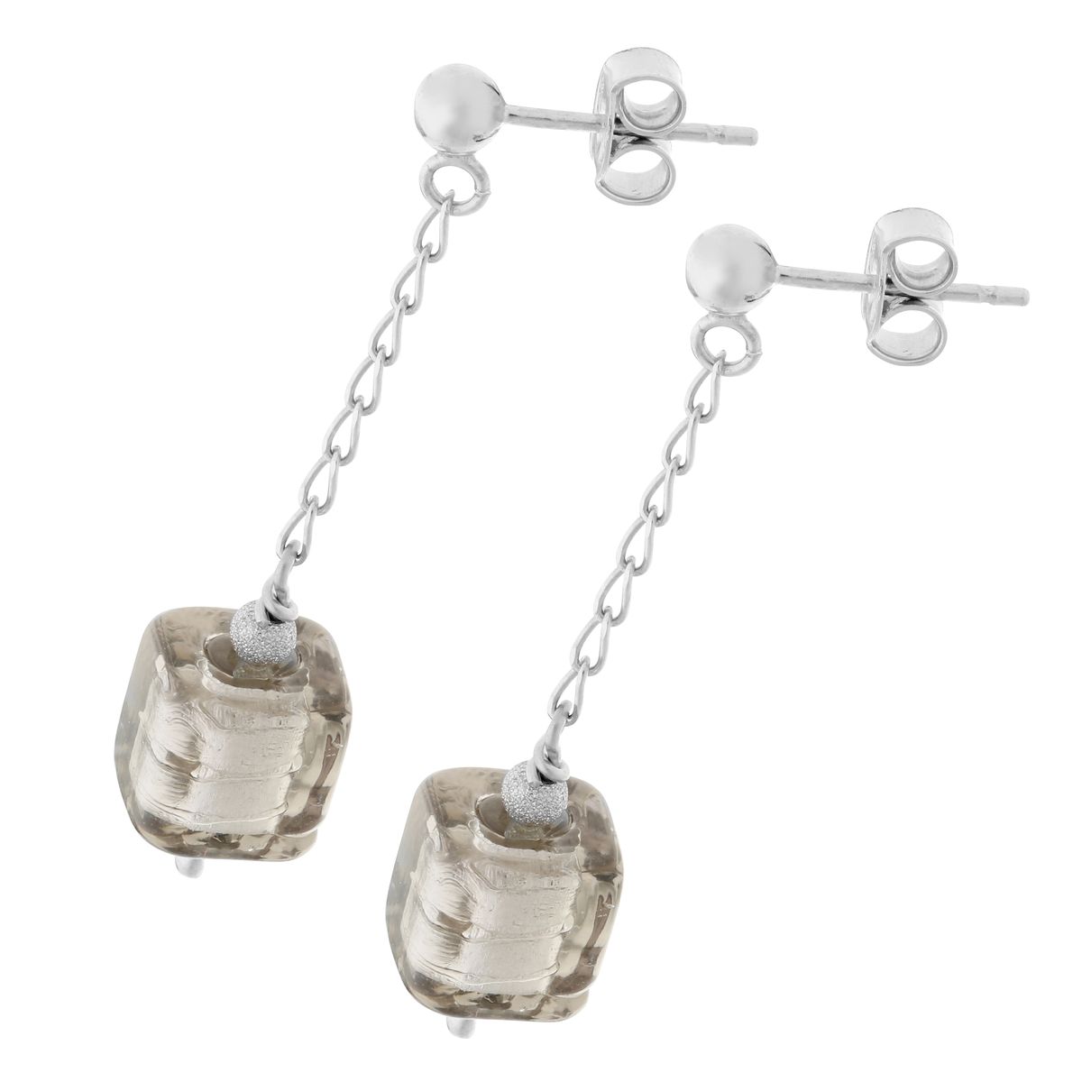 Geometrisches schimmerndes Würfel-Schmuckset