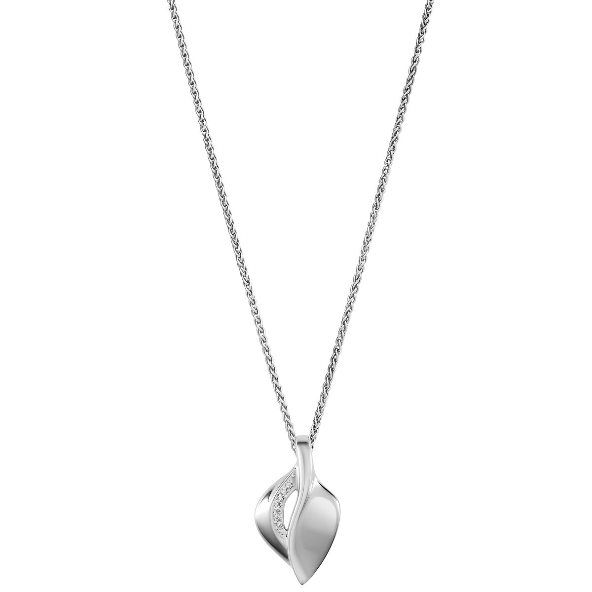 Elegante Halskette mit Blattanhänger