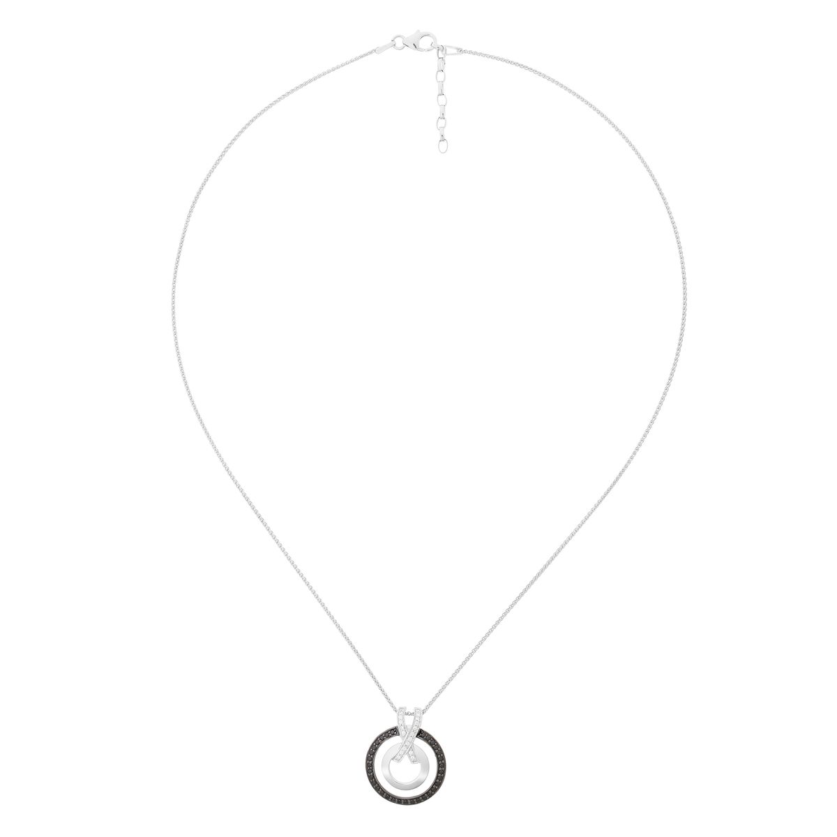 Ineinandergreifende geometrische Pavé-Kreise