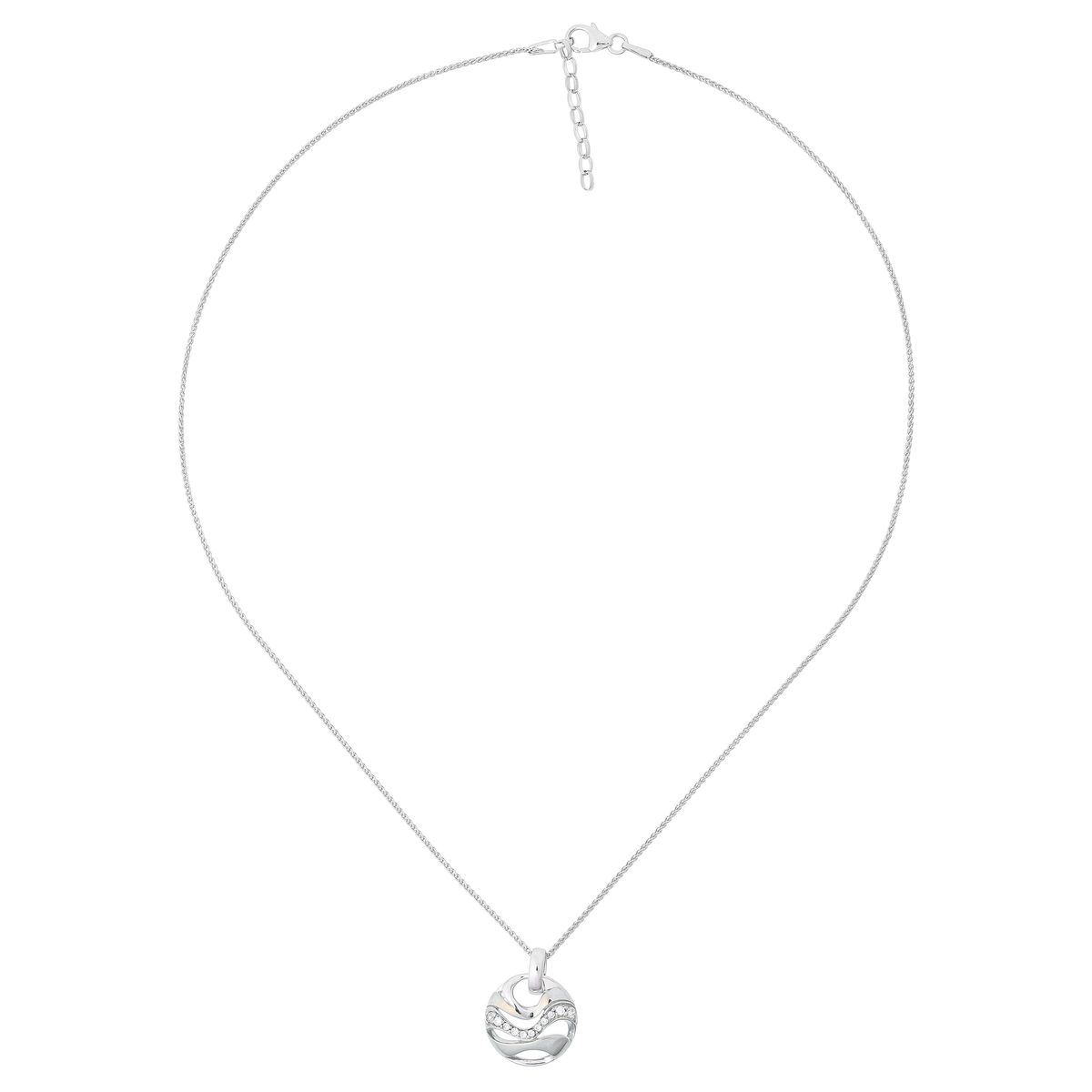 Elvina Anhänger mit Wellen-Design