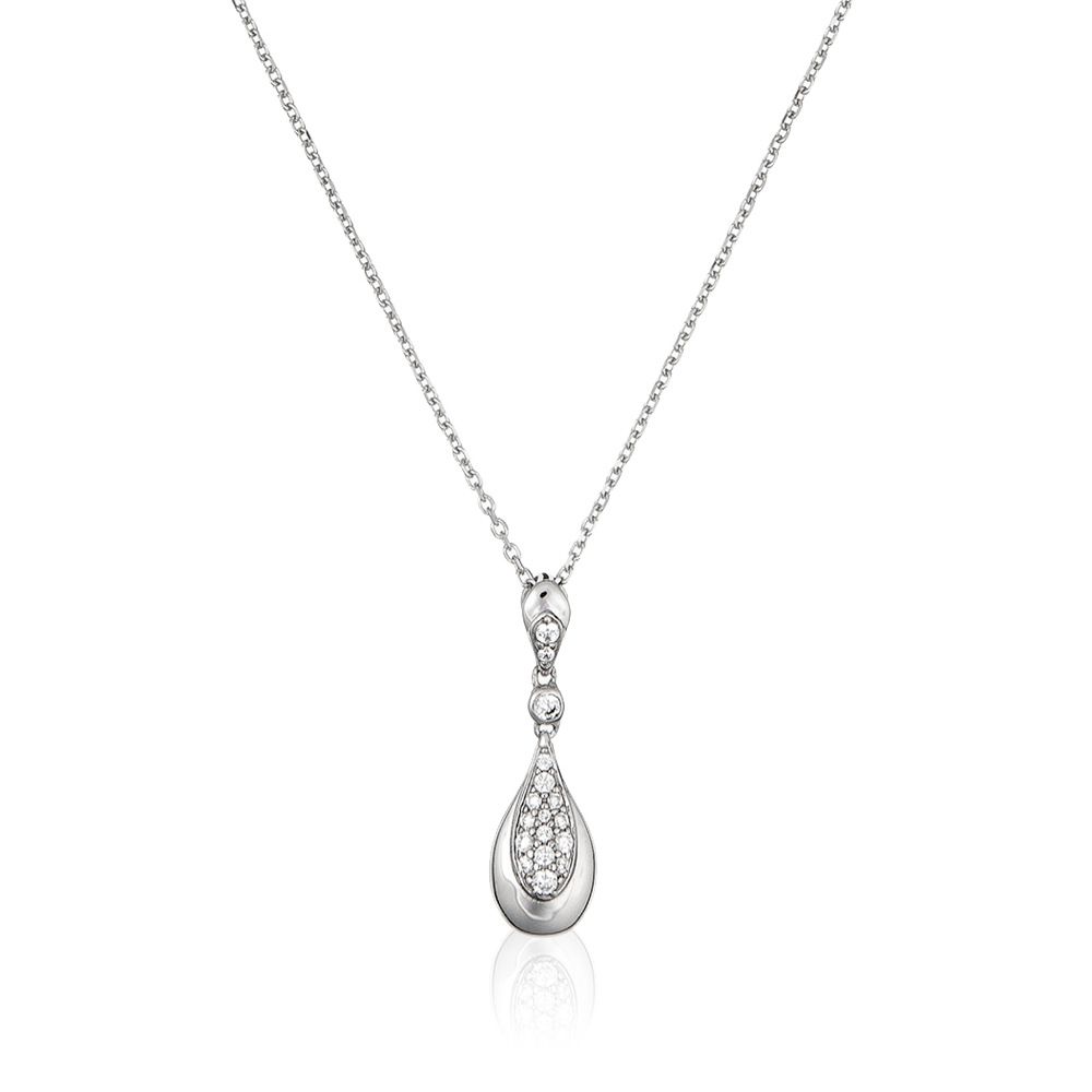 Elegante Halskette mit Tropfenanhänger