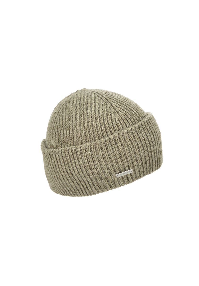 Klassische Rippstrick-Beanie-Mütze