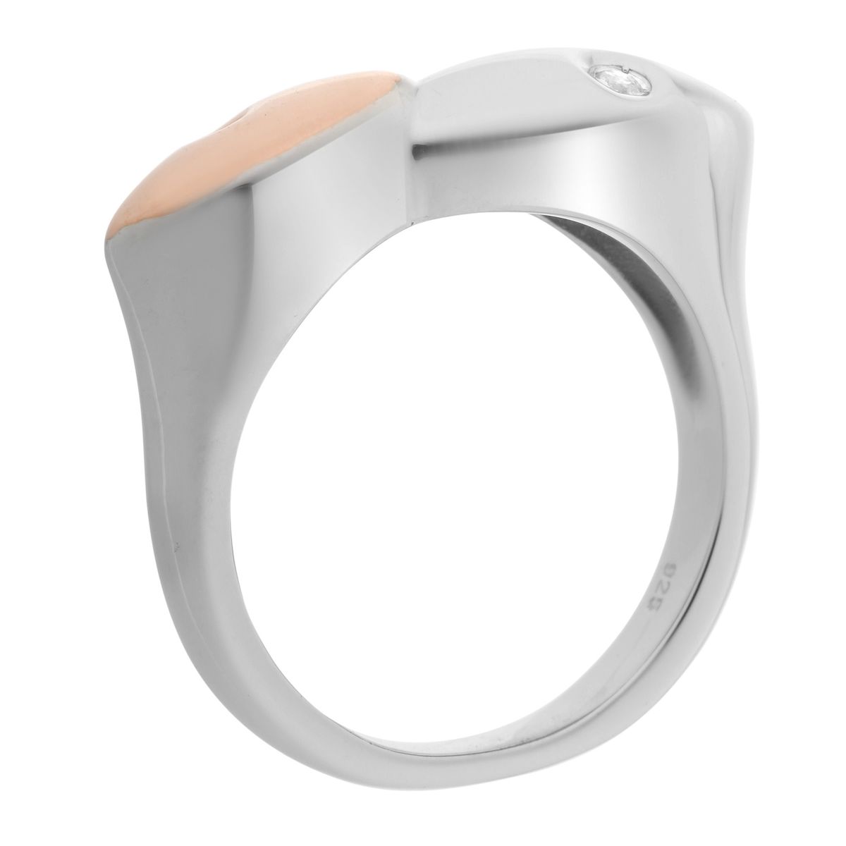 Moderner skulpturaler Sterlingsilber Ring