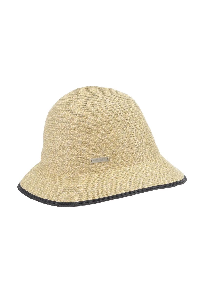 Klassischer Raffia Glockenhut mit Krempe