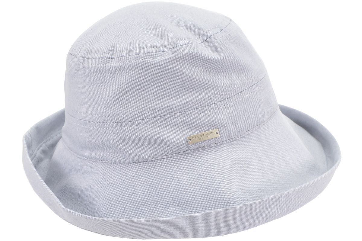 Klassischer Baumwoll-Bucket Hat mit Krempe
