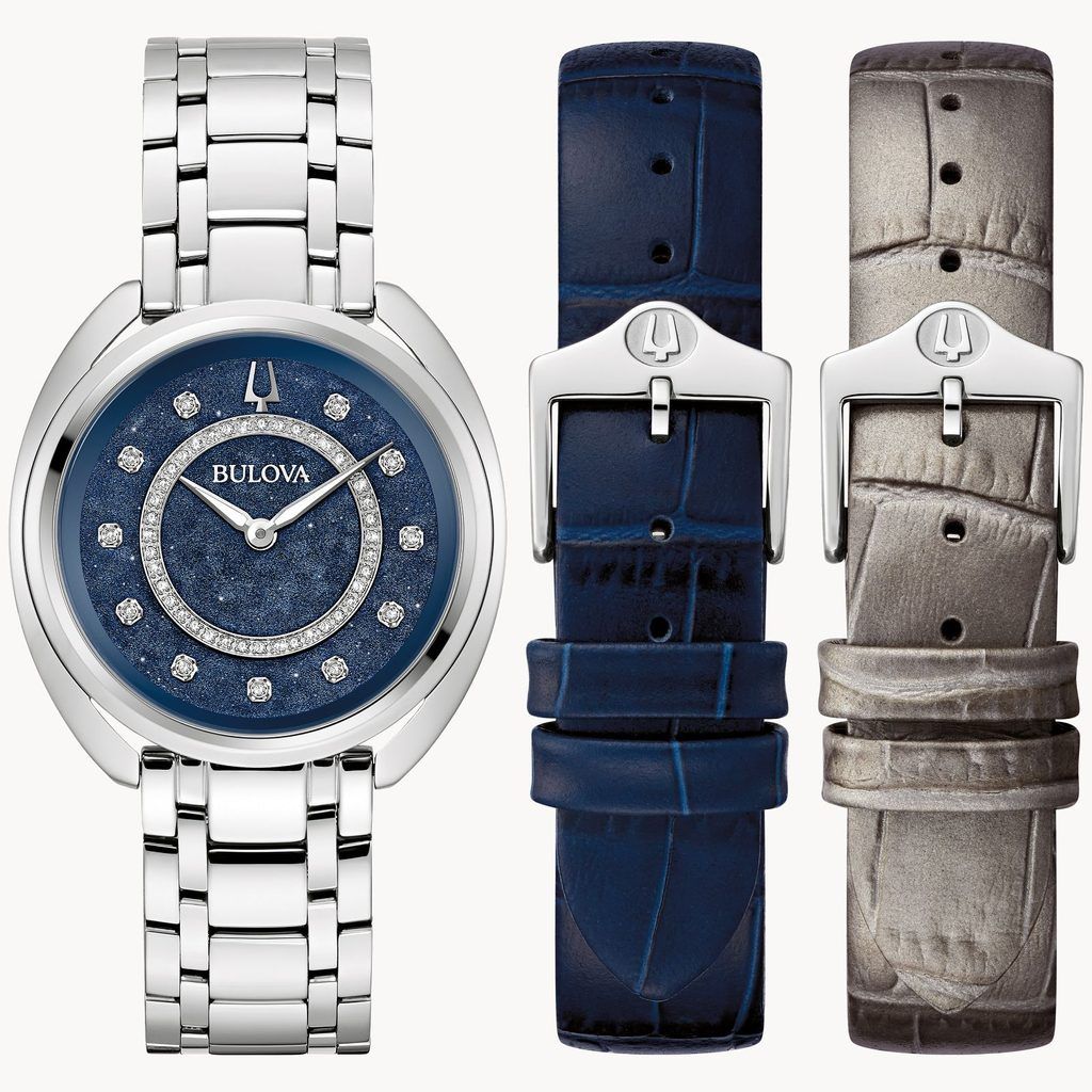 Elegante Armbanduhr mit Wechselarmbändern