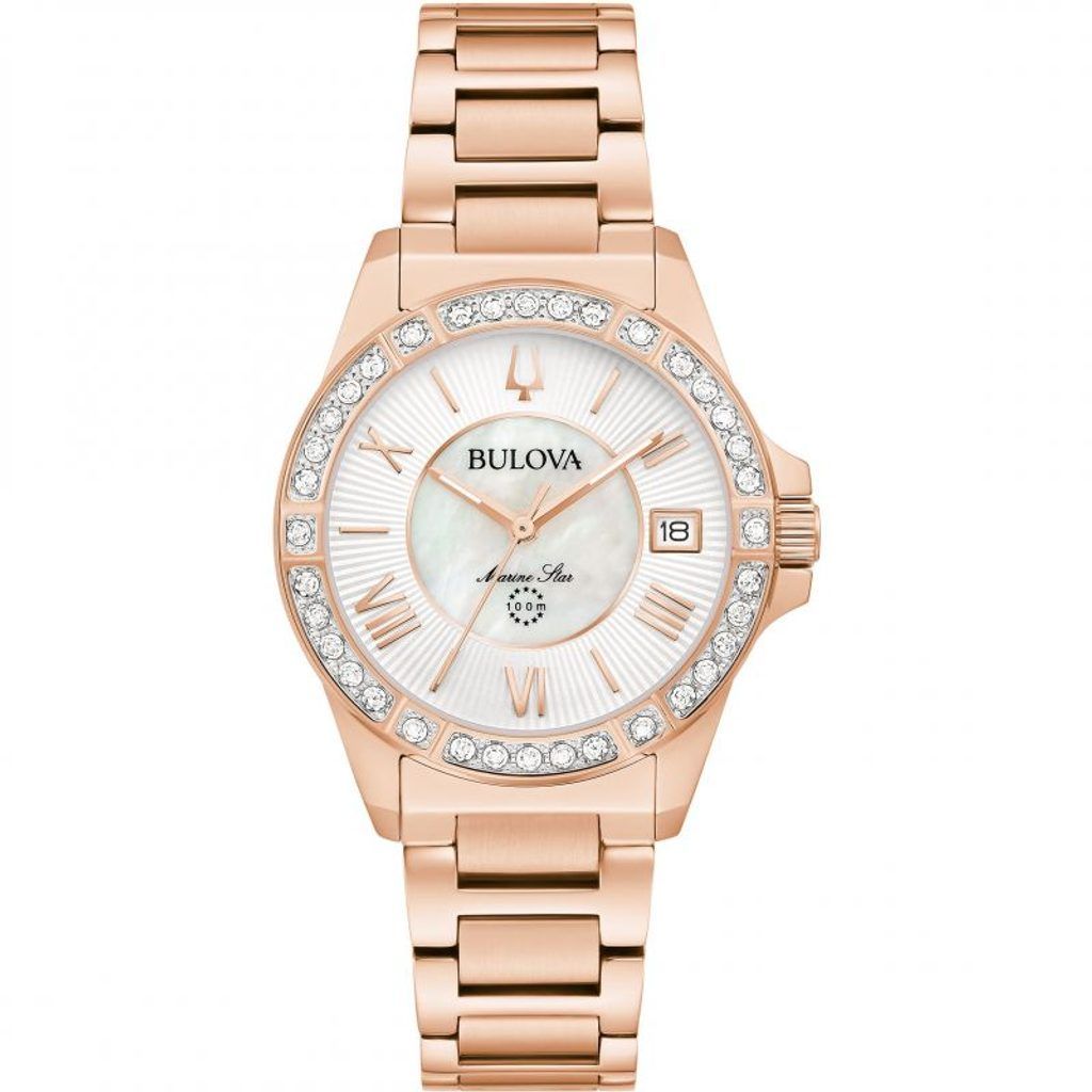 Marine Star Uhr mit Diamantbesatz