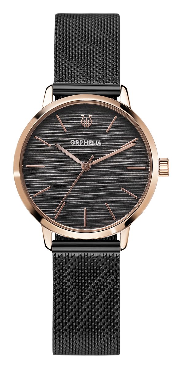 Elegante Mesh-Armbanduhr