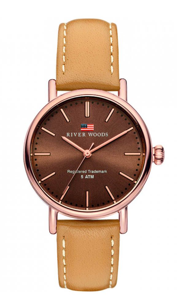 Klassische runde Analog-Armbanduhr