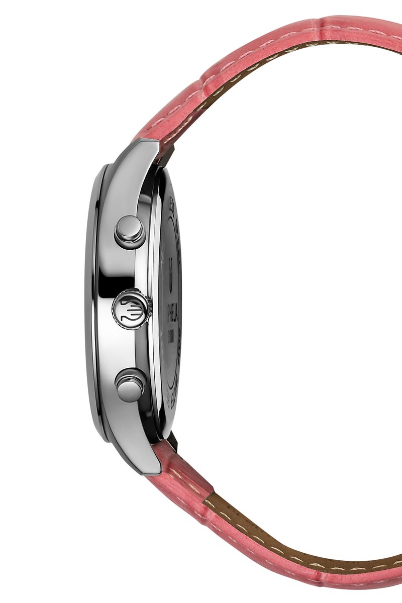 Eleganter Chronograph mit geprägtem Armband
