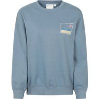 Legeres Sweatshirt mit Küstengrafik
