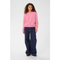 Lockeres Sweatshirt mit Herz-Struktur