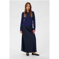 Taillierte Strickjacke mit Polo-Kragen