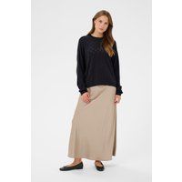 Lockerer Pointelle-Strickpullover