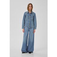 Taillierte Jeanshemd-Jacke