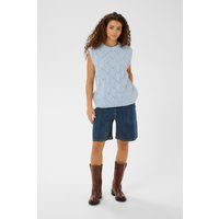 Jeans-Bermudas mit gerader Passform