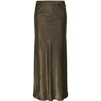 Eleganter Satin-Maxirock in A-Linie