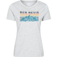 T-Shirt mit grafischem Berg-Print