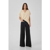 Oversize-Strickweste mit V-Ausschnitt