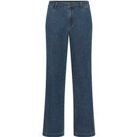Weite Jeans mit geradem Bein