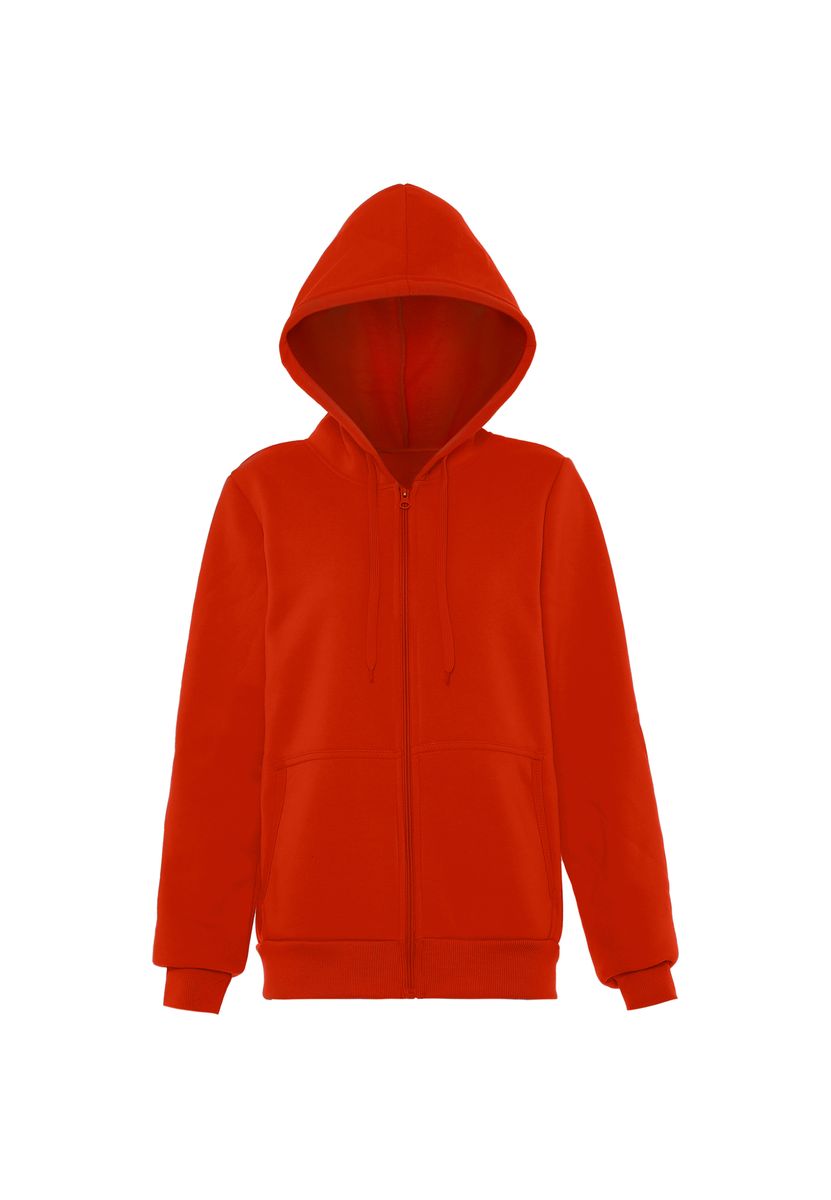 Klassische Sweatshirtjacke mit Kapuze