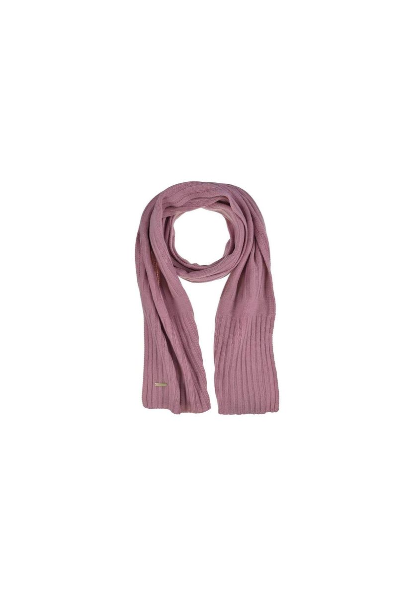 Strickschal mit Rippenmuster und Wollmischung