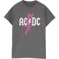 Grafik-T-Shirt mit Leoparden-Blitzmuster