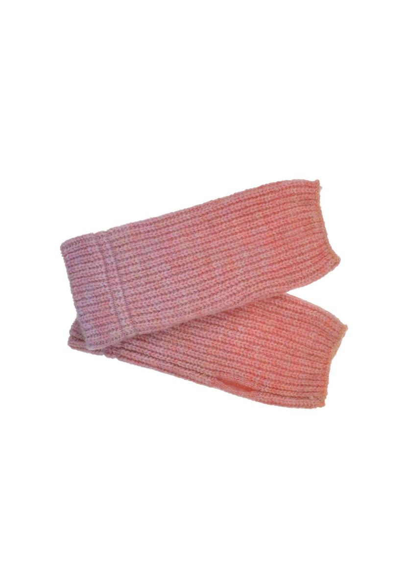 Gerippte Strick-Pulswärmer mit Daumenloch