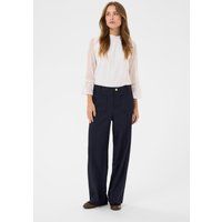 Weit geschnittene High-Waist Hose