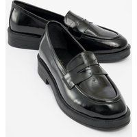 Chunky Penny-Loafer aus Lackleder