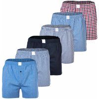 Klassische Webboxershorts aus Baumwolle