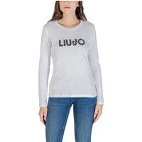Langärmliges Baumwoll-T-Shirt mit Logo