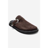 Wildleder-Mule mit Western-Schnalle