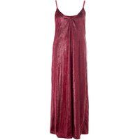 Elegantes Samt-Maxikleid mit Trägern