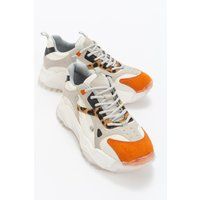Chunky Plateau-Sneaker mit Animal-Print