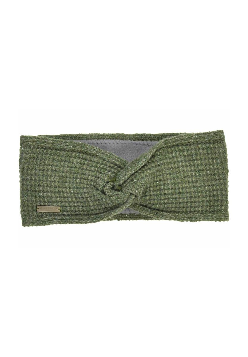 Gestricktes Stirnband mit Drehung und Glanz