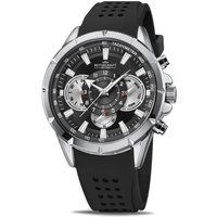 Robuster Chronograph mit perforiertem Armband